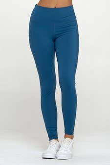 Buttery Soft Activewear Leggings with Pockets - L only: Black / L